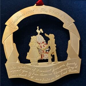 1988 Official White House Christmas Ornament